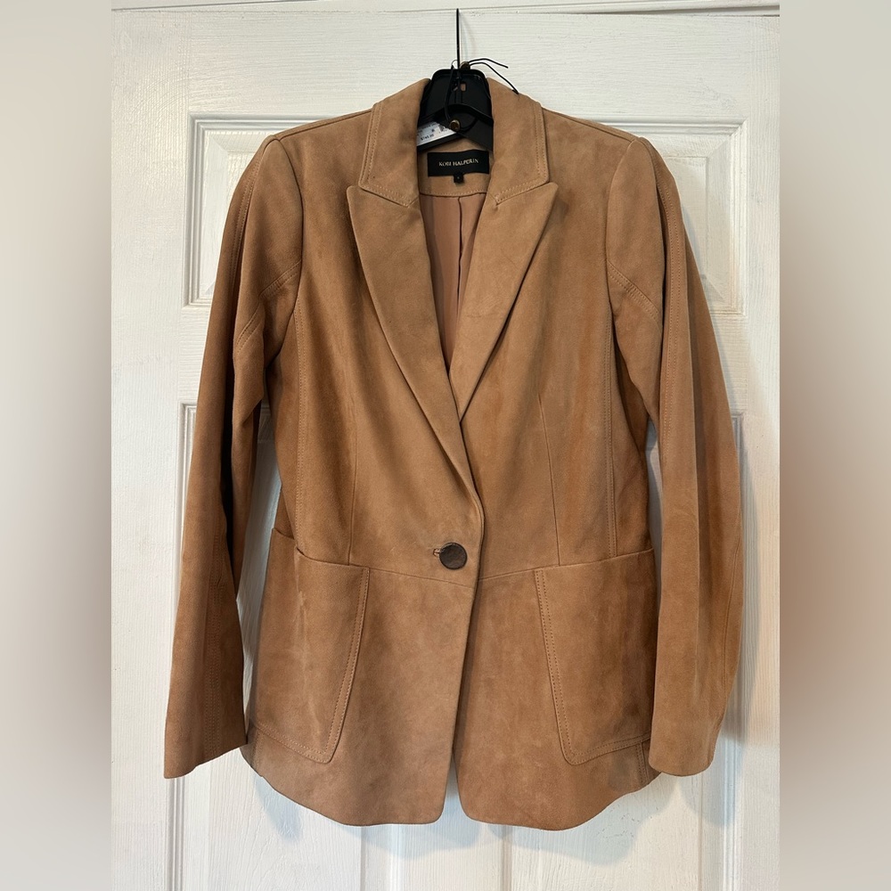 Kobi Halperin suede jacket